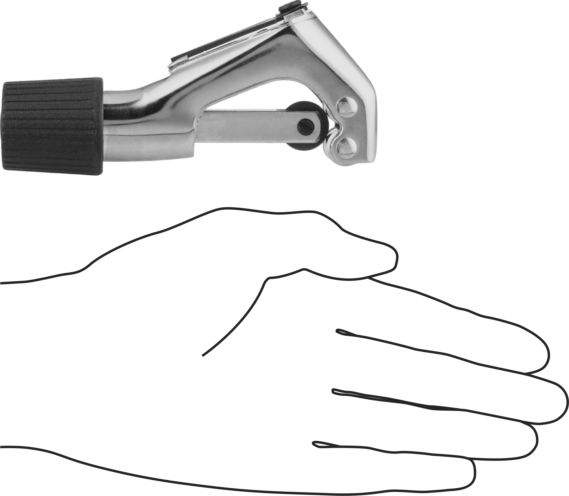 Metal Boru ve Kanal Kesici, 1/8“ ila 1-1/8” dış çaplı paslanmaz çelik için, 5 inç Uzunluk