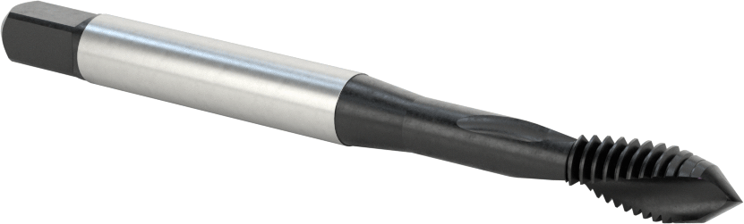 Alüminyum için Talaş Temizleme Kılavuzu, Pirinç ve Bronz, M8 x 1,25 mm Diş Boyutu, Geçiş Delikleri için