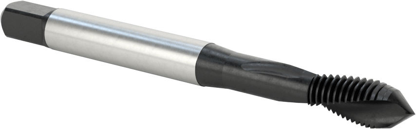 Alüminyum için Talaş Temizleme Kılavuzu, Pirinç ve Bronz, M10 x 1,25 mm Diş Boyutu, Geçiş Delikleri için