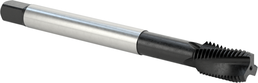 Alüminyum için Talaş Temizleme Kılavuzu, Pirinç ve Bronz, M12 x 1,25 mm Diş Boyutu, Geçiş Delikleri için
