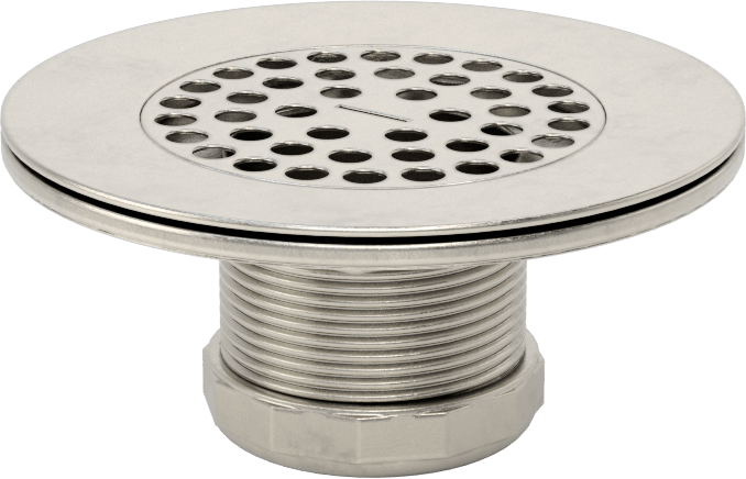 Delikli Süzgeçli Lavabo Tahliye, 3-1/2“ ila 4” Açıklık Çapı için
