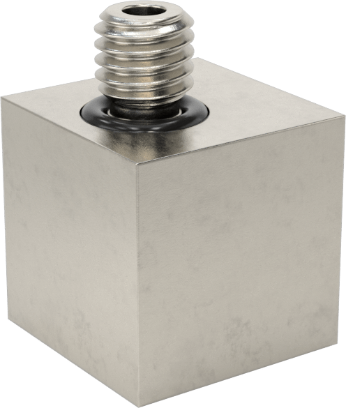 Minyatür Orta Basınçlı 303 Paslanmaz Çelik Boru Bağlantı Parçası, 90 Derece Dirsek Adaptörü, M5 x 0,80 mm Dişi x Erkek