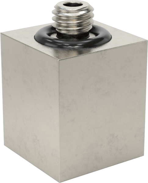 Minyatür Orta Basınçlı 303 Paslanmaz Çelik Boru Bağlantı Parçası, 90 Derece Adaptör, 1/8 NPT Dişi x M5 x 0,8 mm Erkek