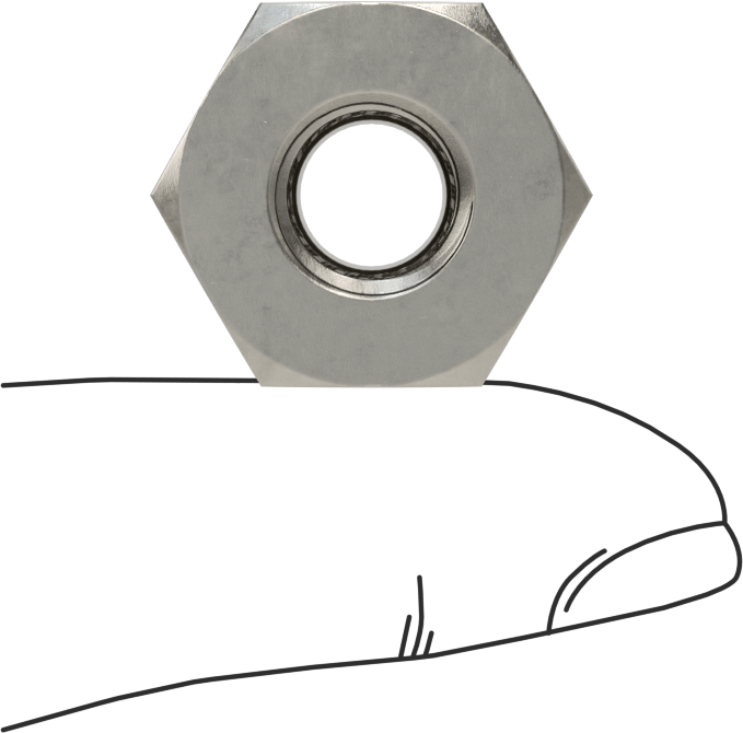 Minyatür Orta Basınçlı 303 Paslanmaz Çelik Boru Bağlantı Parçası, Adaptör, M10 x 1,25 mm Dişi x 1/4 NPT Erkek