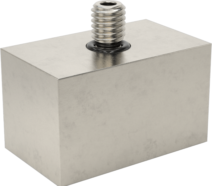 Minyatür Orta Basınçlı 303 Paslanmaz Çelik Boru Bağlantı Parçası, 90 Derece Adaptör, 1/4 NPT Dişi x M5 x 0,8 mm Erkek