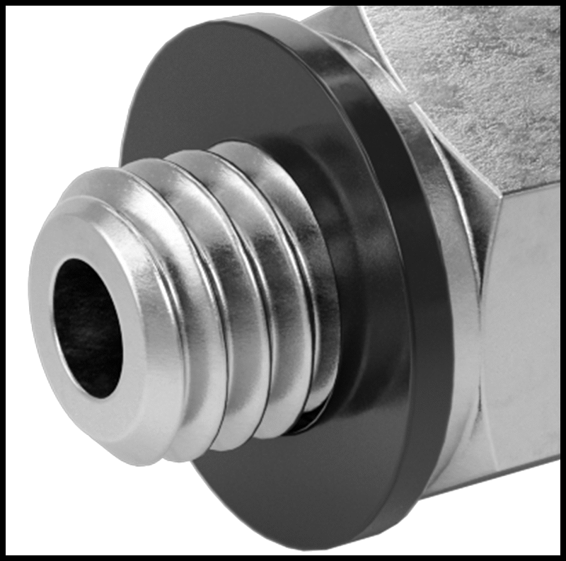 BSPP, Metric, and UN/UNF (SAE Straight) Male Threads with Gasket