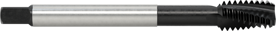 Alüminyum için Talaş Temizleme Kılavuzu, Pirinç ve Bronz, 1/2"-13 Diş Boyutu, Kör Delikler için