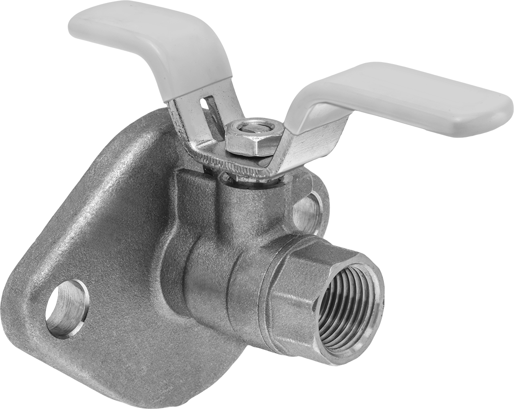 Tek Flanşlı Açma/Kapama Vanası, 1/2 NPT Dişi