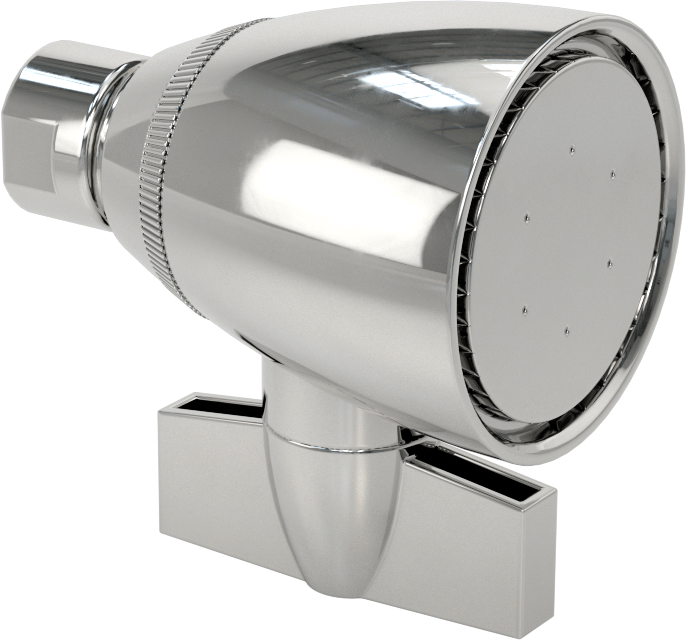 Ayarlanabilir Duş Başlığı, 2-1/4" Çap, 1/2 NPT Dişi Giriş