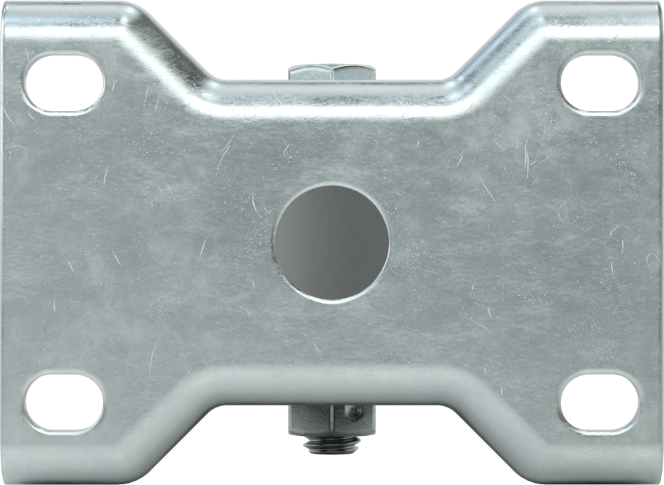 Cart-King Tekerlek, Rigid, 2-1/2" Çaplı Gri Kauçuk Tekerlek, Rulman