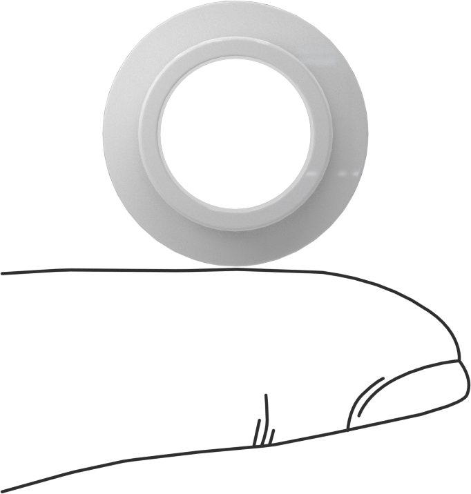 Neme Dayanıklı Kuru Çalışan Flanşlı Kovanlı Rulman, Asetal, 1/2" Mil Çapı için, 1/4" Uzunluk, 7/8" Flanş Dış Çap