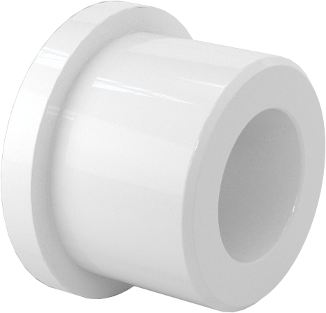 Neme Dayanıklı Kuru Çalışan Flanşlı Kovanlı Rulman, Asetal, 3/16" Mil Çapı için, 1/4" Uzunluk, 3/8" Flanş Dış Çapı