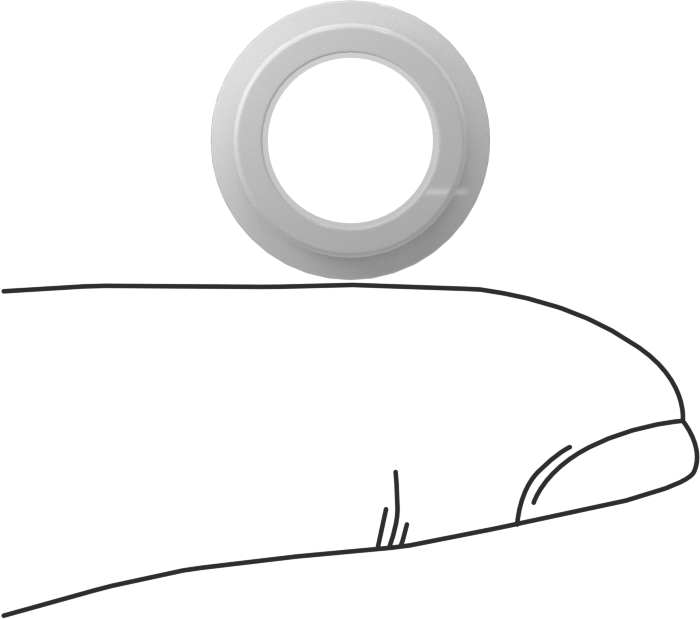 Neme Dayanıklı Kuru Çalışan Flanşlı Kovanlı Rulman, Asetal, 3/8" Mil Çapı, 3/8" Uzunluk, 1/16" Flanş Kalınlığı