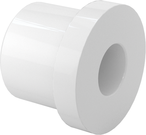 Neme Dayanıklı Kuru Çalışan Flanşlı Kovanlı Rulman, Asetal, 1/8" Mil Çapı için, 1/4" Uzunluk, 5/16" Flanş Dış Çapı