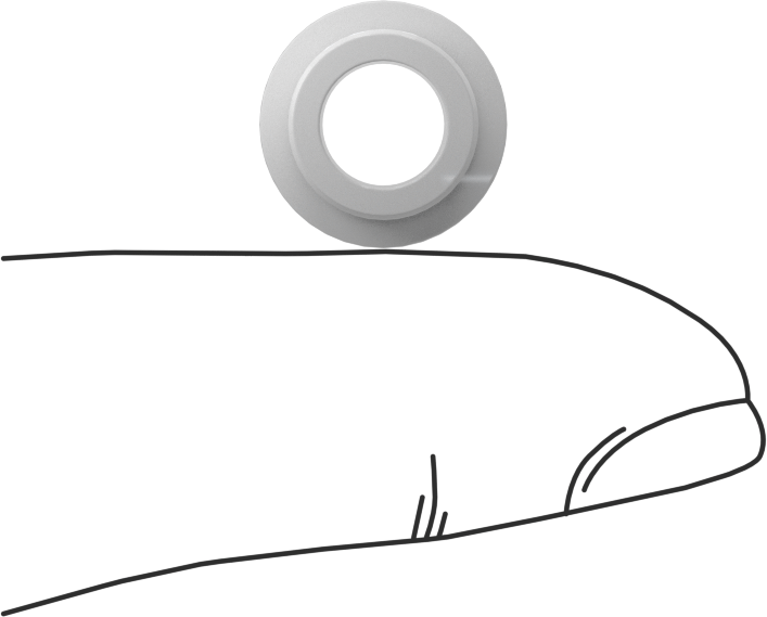 Neme Dayanıklı Kuru Çalışan Flanşlı Kovanlı Rulman, Asetal, 1/4" Mil Çapı için, 1/4" Uzunluk, 1/2" Flanş Dış Çapı