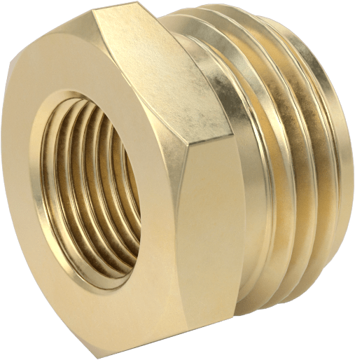 İçme Suyu için Pirinç Bahçe Hortumu Bağlantısı, Burç Adaptörü, 3/4 GHT Erkek x 3/8 NPT Dişi