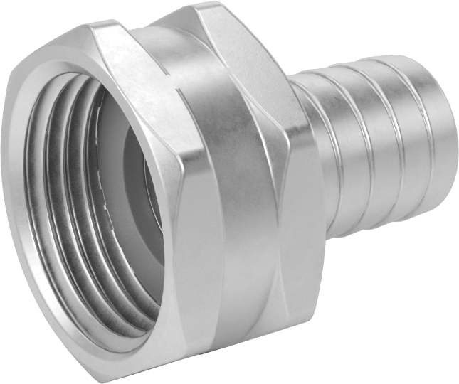 İçme Suyu için Pirinç Bahçe Hortumu Bağlantısı, Düz Adaptör, 5/8" Hortum İç Çapı x 3/4 GHT Dişi için