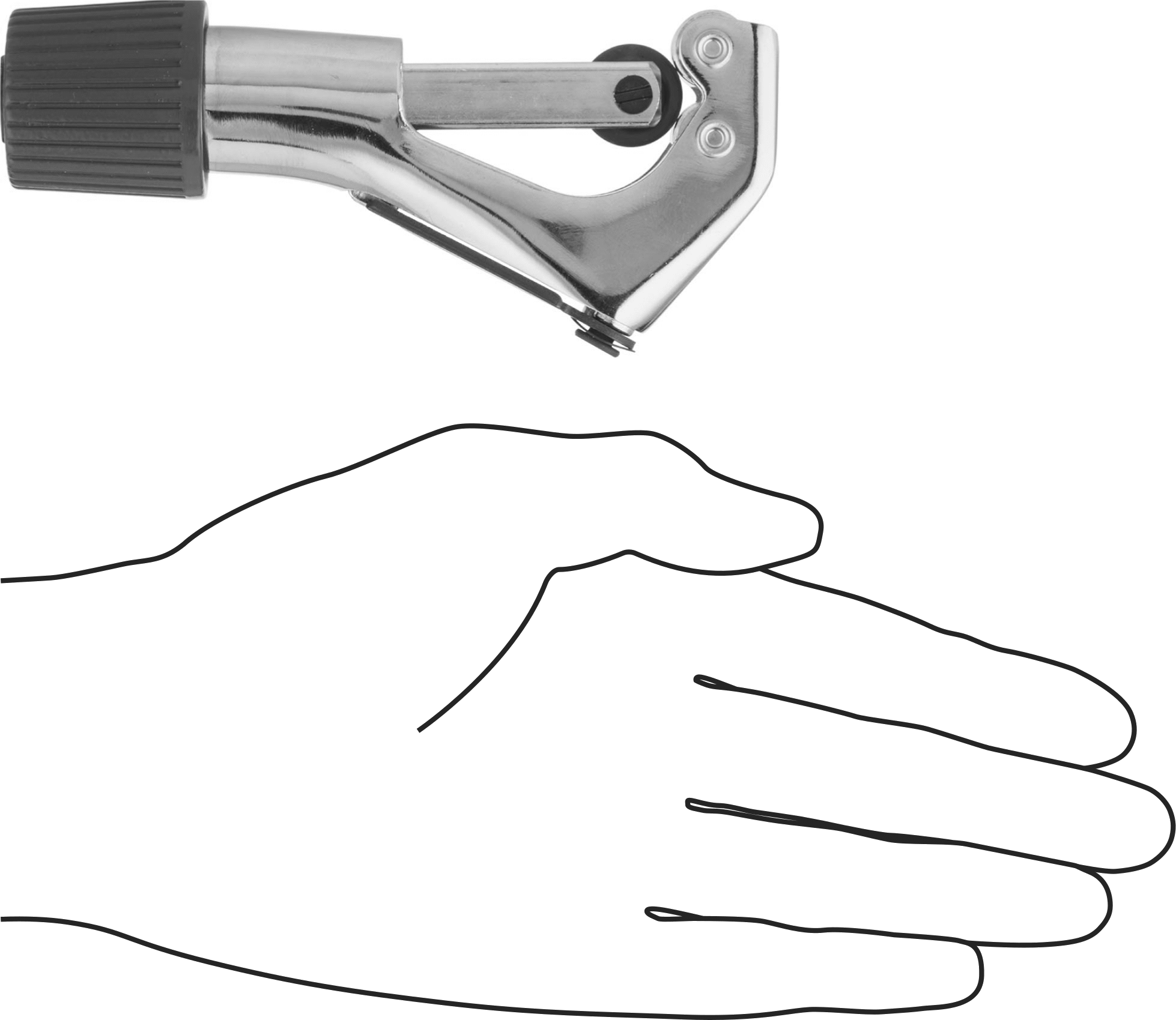 Pürüzsüz Çalışan Metal Boru ve Kanal Kesici, 1/8“ ila 1-1/8” dış çaplı paslanmaz çelik için