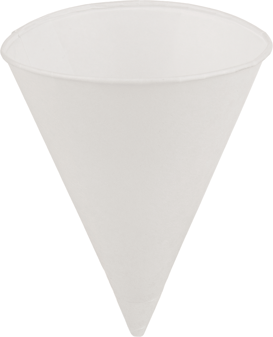 Kağıt Bardaklar, Mum Kaplı, Gıda Hizmeti, 4-1/2 FL oz Kapasite