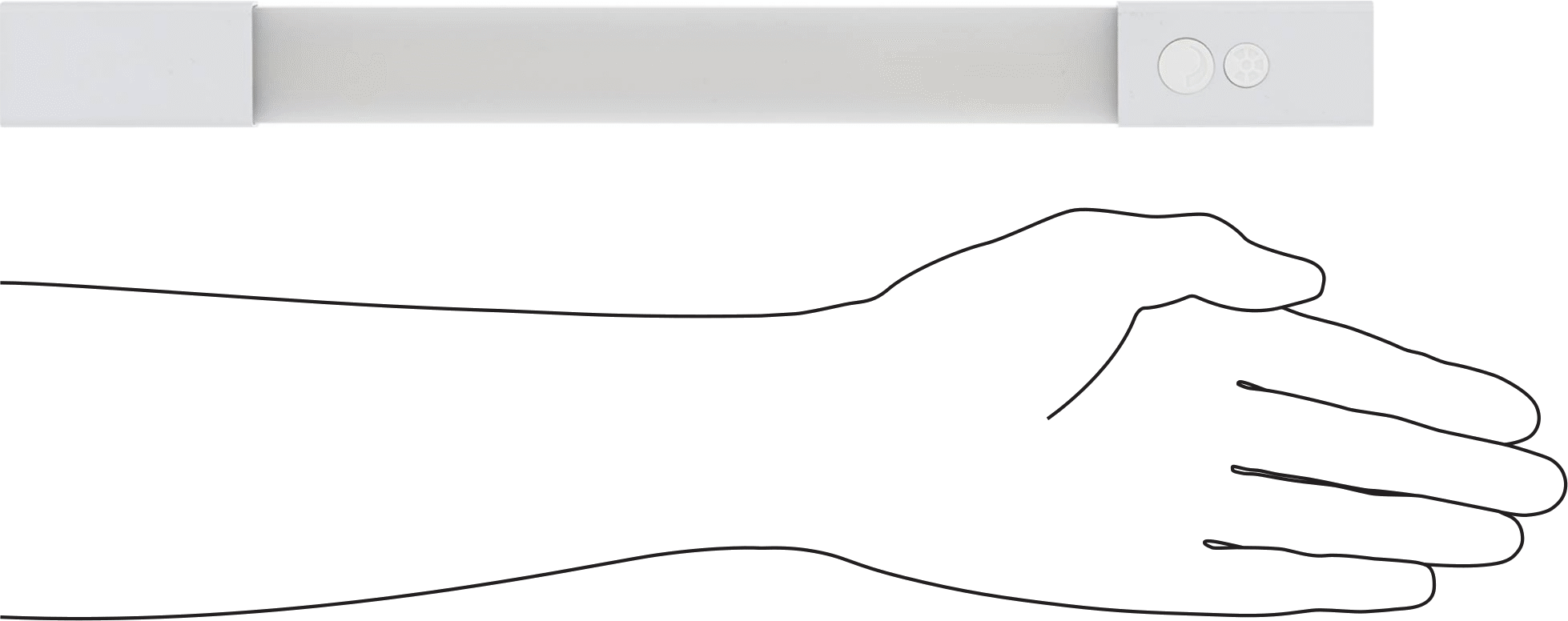 Dolap Altı Şerit Işık, Bağlantı Elemanı Montajlı, 14-1/2" Toplam Uzunluk, 900 Lumens