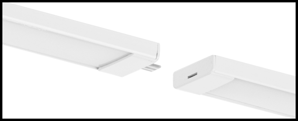 Dolap Altı Şerit Işık, Yapışkan Arka Yüzeyli ve Bağlantı Elemanı Montajlı, 400 Lumens