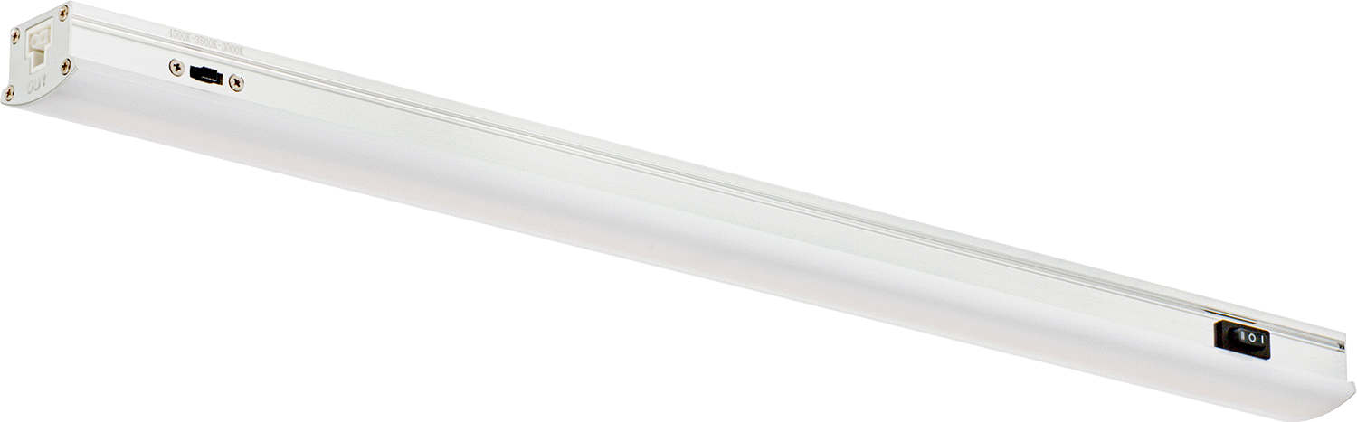 Dolap Altı Şerit Işık, Bağlantı Elemanı Montajlı, 19" Toplam Uzunluk, 836 Lumens