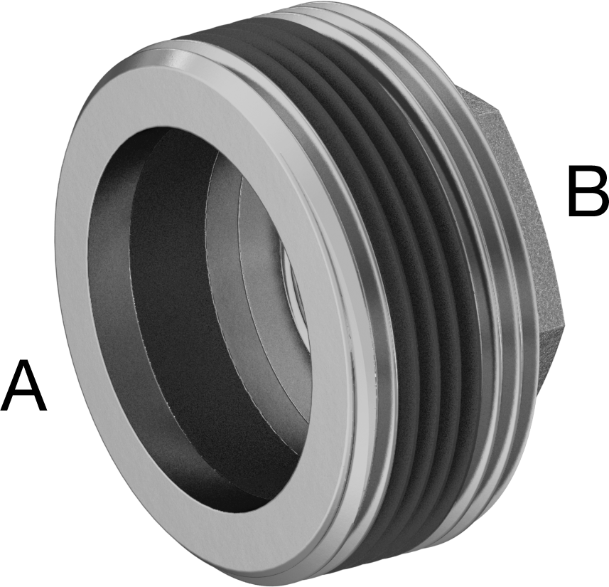 Sızdırmazlık Maddeli Düşük Basınçlı Pirinç Boru Bağlantı Elemanı, Burç Adaptörü, 2-1/2 NPT Erkek x 1 NPT Dişi