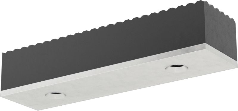 Bend-and-Stay Kaymaz Tampon, İnce Çapraz, Dişsiz Delik Montajı, 2-1/2" Uzunluk, 1/2" Yükseklik