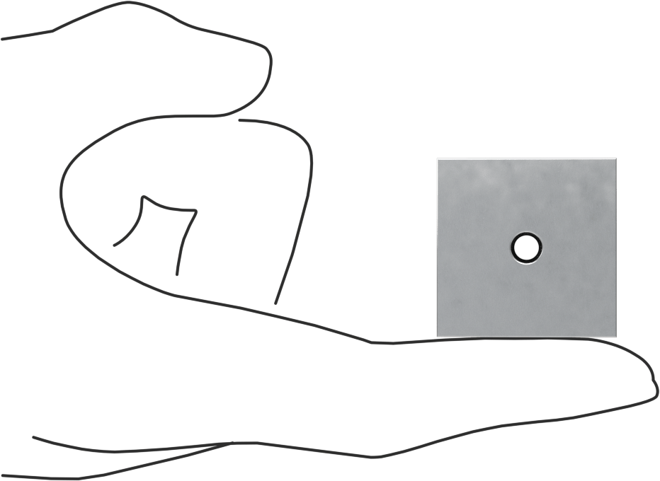 Bend-and-Stay Kaymaz Tampon, Pürüzsüz, Dişsiz Delik Montajı, 1-1/4" Uzunluk, 1/2" Yükseklik