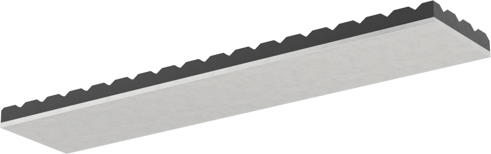 Bend-and-Stay Kaymaz Tampon, Düz Arka, Çapraz Bağlantı, 6 inç Uzunluk, 1/4" Yükseklik