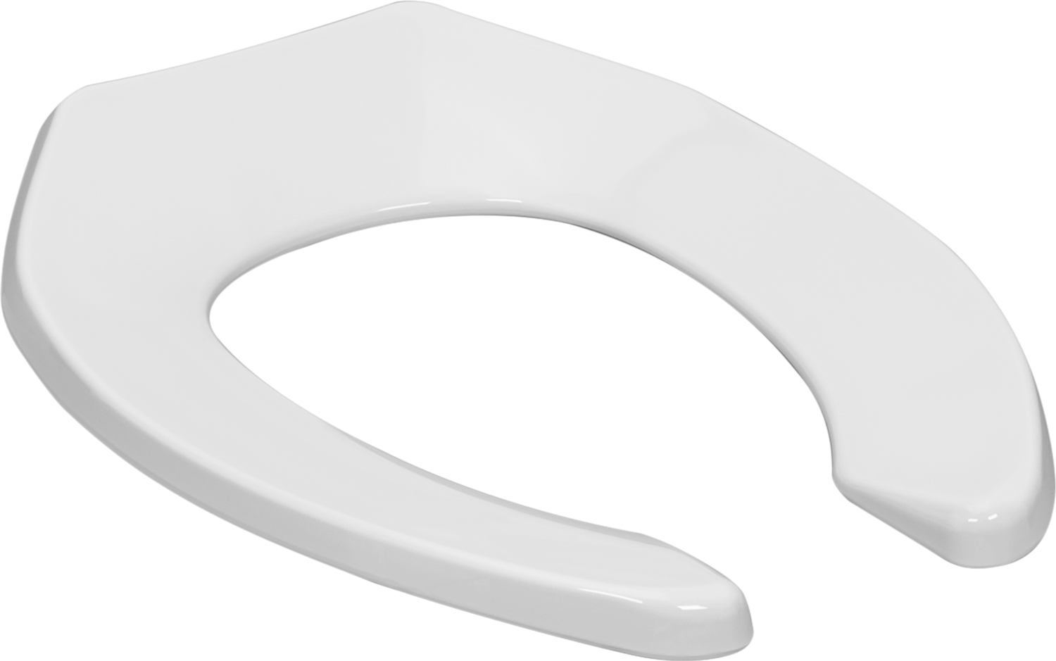 Uzatılmış Tuvalet Koltuğu, 18-1/2" Uzunluk, 13-1/2" Genişlik