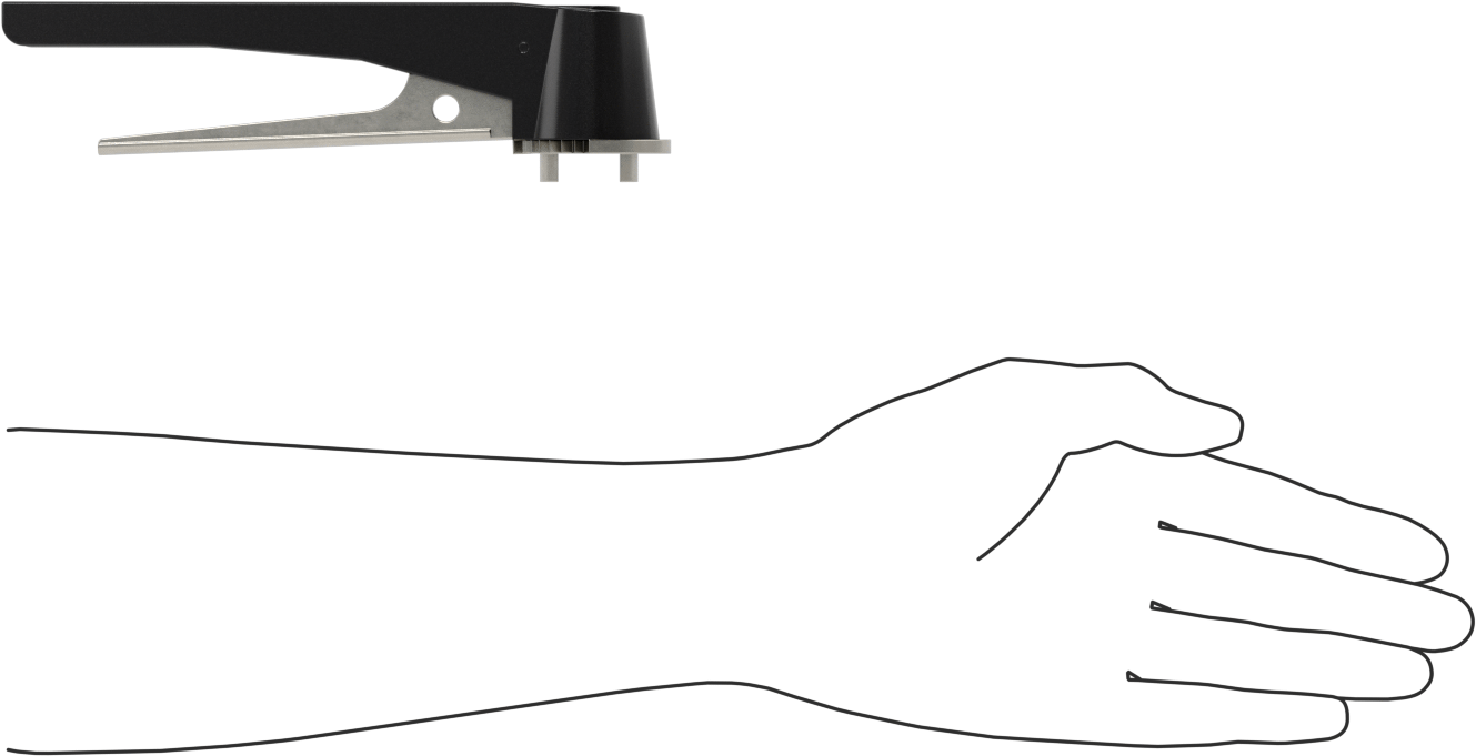 Cipriani 100 Serisi Akış Kontrol Vanaları için Tutamak, Model Numarası 7m5/4, Plastik Kaplı Paslanmaz Çelik