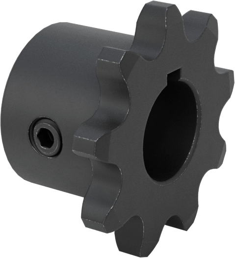 Çelik Tek Sıralı Dişli, ANSI 35 Makaralı Zincir ve 1/2" Mil Çapı için, 9 Diş