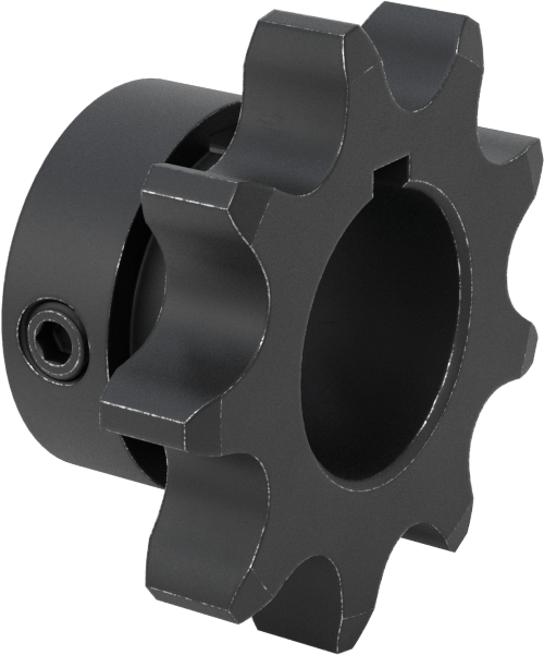Çelik Tek Sıralı Dişli, ANSI 60 Makaralı Zincir ve 1-1/8" Mil Çapı için, 9 Diş