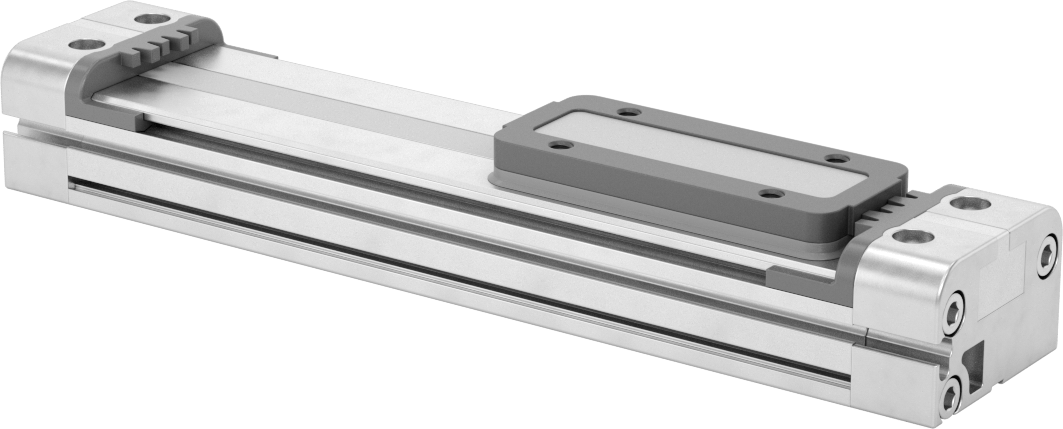Düşük Profilli Çubuksuz Hava Sürgüsü, 5/8" Delik Boyutu, 1,1" Yükseklik, 3" Strok Uzunluğu