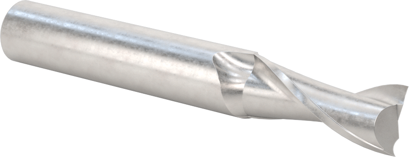Ahşap için Freze Ucu, Sunta ve Kontrplak, Karbür, Yukarı Doğru Çıkarma, 1/2" Kesim Çapı, 1-1/4" Kesim Uzunluğu