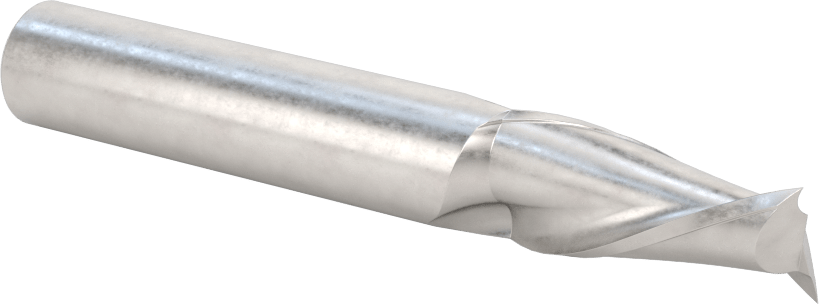 Ahşap için Freze Ucu, Sunta ve Kontrplak, Karbür, Aşağı Çıkarma, 1/2" Kesim Çapı, 1-1/4" Kesme Uzunluğu