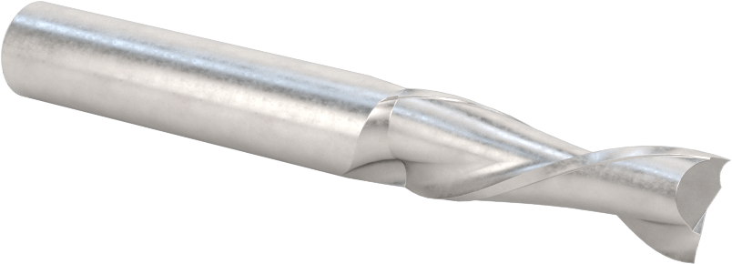Ahşap için Freze Ucu, Sunta ve Kontrplak, 2 Yiv, Aşağı Doğru Çıkarma, 3/8" Kesme Çapı, 3/8" Şaft Çapı