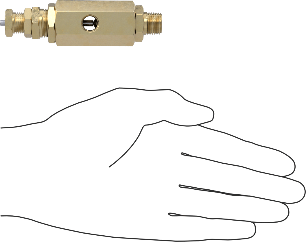 Hava Sinyal Açma/Kapama Vanası, 1/4" NPT Giriş, 1/8" NPT Çıkış, Maksimum 175 PSI