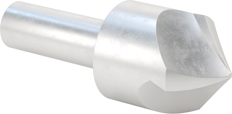 Pürüzsüz Yüzeyli Yüksek Hızlı Çelik Havşa, Perçinler için, 100 Derece, 1-1/2" Gövde Çapı
