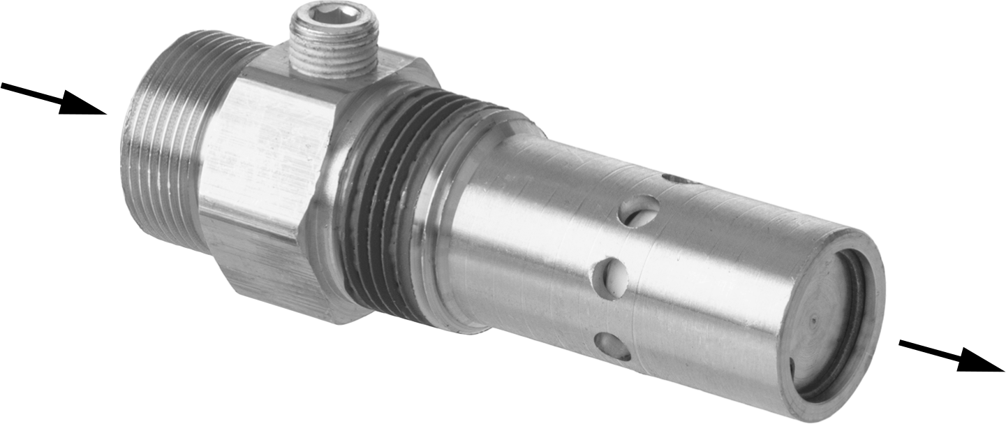 Hava Kompresörü Hava Akış Kontrol Valfi, 3/4" Boru Sıkıştırma Girişi x 3/4 NPT Çıkışı