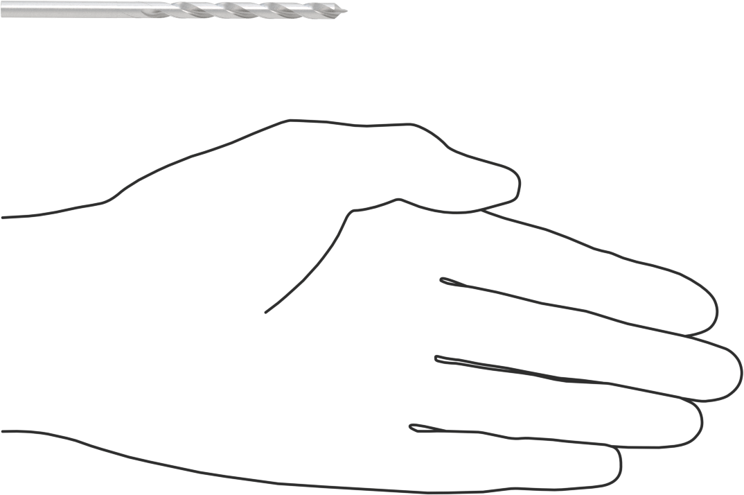 Plastik için Matkap Ucu, 21 Gauge Boyut