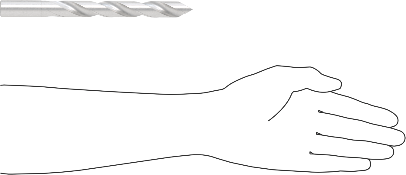 Plastik için Matkap Ucu, 17 mm Boyut