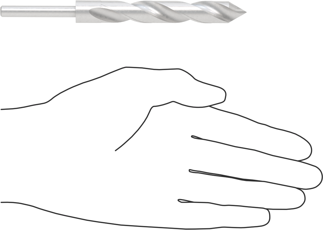 Plastik için Matkap Ucu, 1/2" Boyut
