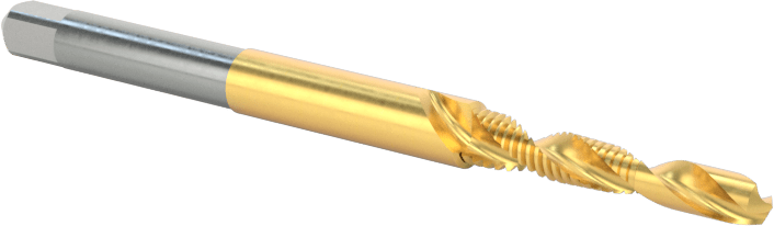 Yüksek Hızlı Çelik Matkap Kılavuzu, TiN Kaplamalı, M3 x 0,5 mm Diş Boyutu