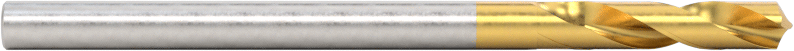 TiN Kaplamalı Karbür Matkap Ucu, Kısa Boy, 1/8" Boyut