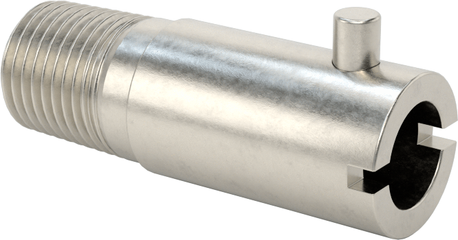 Termokupl ve RTD Bayonet Adaptörü, 1/8 NPT Erkek, 1-1/4" Uzunluk