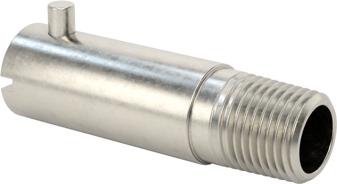 Termokupl ve RTD Bayonet Adaptörü, 1/8 NPT Erkek, 1-1/2" Uzunluk