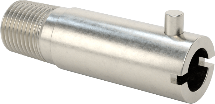 Termokupl ve RTD Bayonet Adaptörü, 1/8 NPT Erkek, 1-1/2" Uzunluk