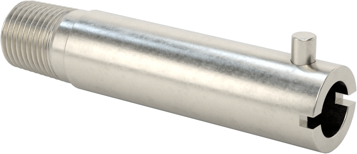 Termokupl ve RTD Bayonet Adaptörü, 1/8 NPT Erkek, 2" Uzunluk